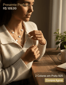 Colar Trevo Prata - SeletoShop